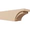 Ekena Millwork 6in. W x 6in. H x 20in. L Rivera Woodgrain TimberThane Rafter Tail, Primed Tan RFTUR06X06X20RIVRCPR - alternate 1